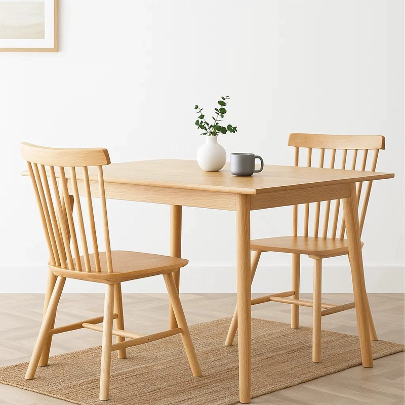 PACK DE 2 SILLAS WINDSOR MADERA - NATURAL - 3