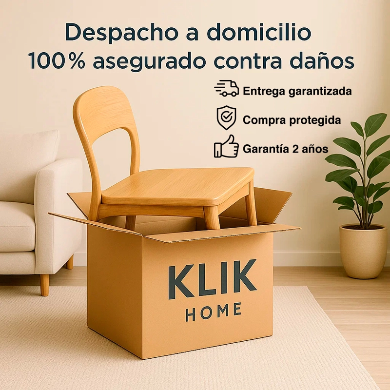 PACK DE 4 SILLAS LOMBARDÍA DE POLIPROPILENO - EN COLOR NEGRO - 7