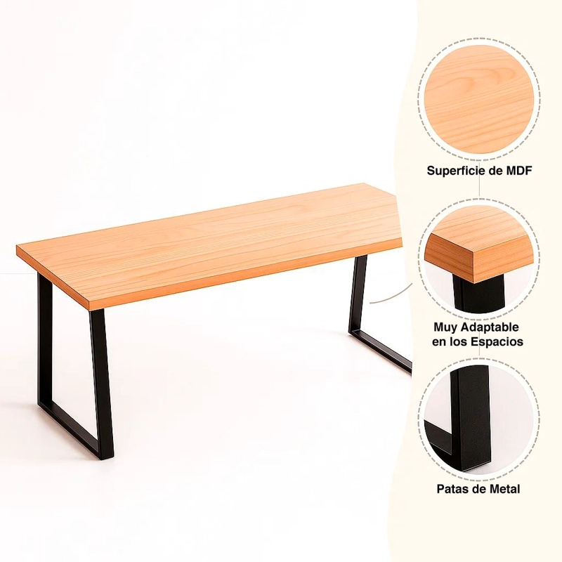 ESCRITORIO KLIK MUEBLES NORDIC MODERN 160CM - 5