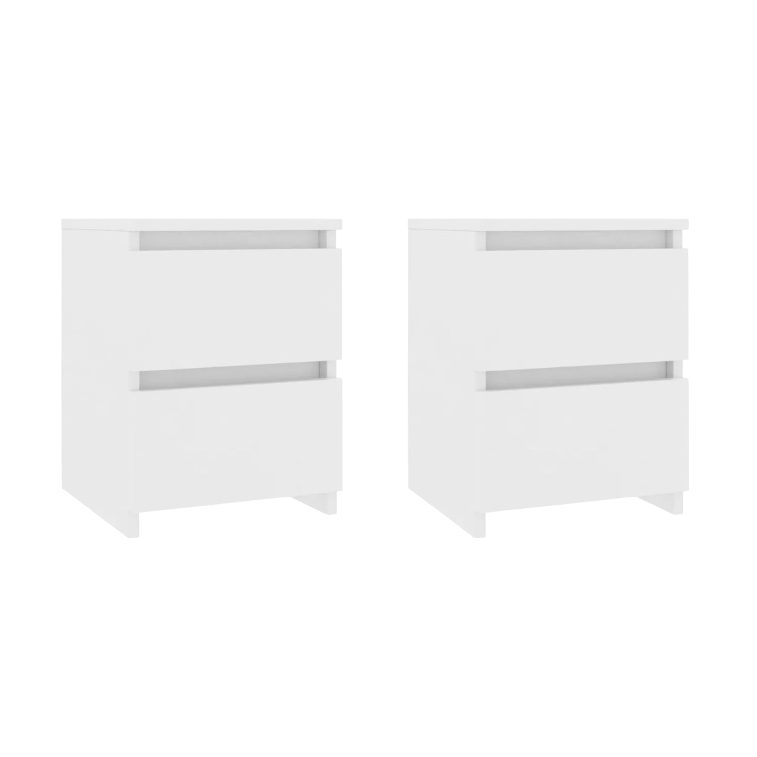 PACK DE 2 VELADORES CAJON DOBLE MINIMAL BLANCO - 1