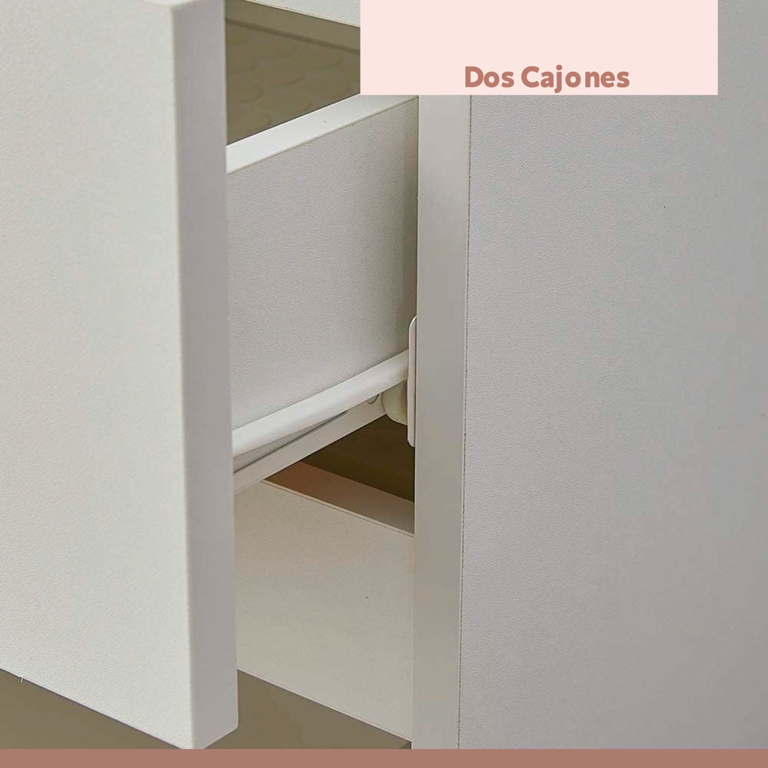 PACK DE 2 VELADORES CAJON DOBLE MINIMAL BLANCO - 6