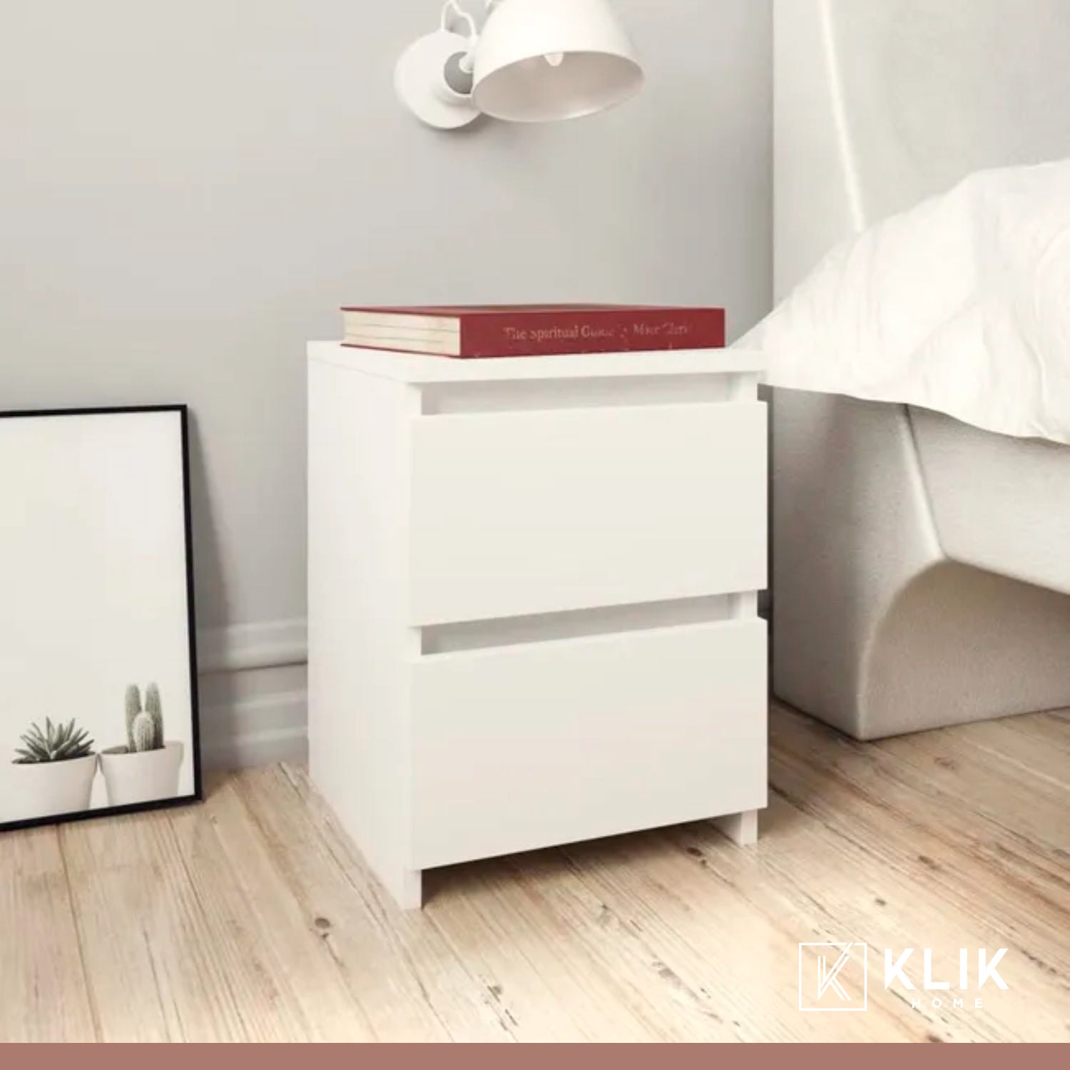 PACK DE 2 VELADORES CAJON DOBLE MINIMAL BLANCO - 8
