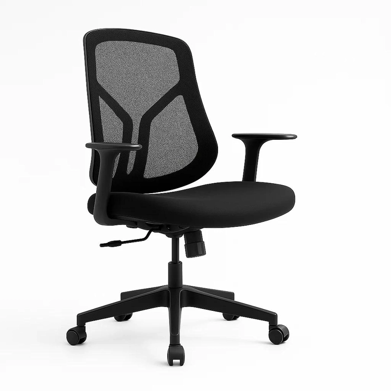 SILLA DE OFICINA ERGONOMICA NOVA MESH - NEGRA - 1