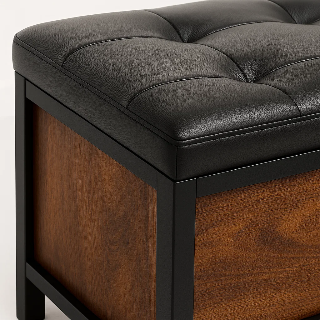 BANCO ZAPATERO INDUSTRIAL CON ASIENTO ACOLCHADO - 6