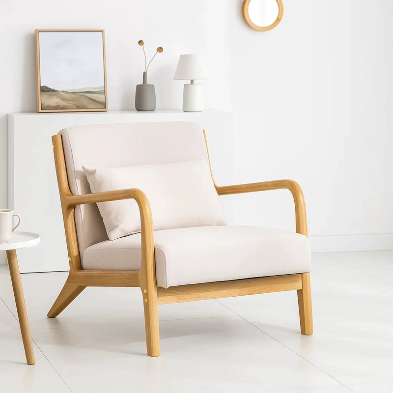SILLON LOUNGE ASKJA - BEIGE CLARO - 2
