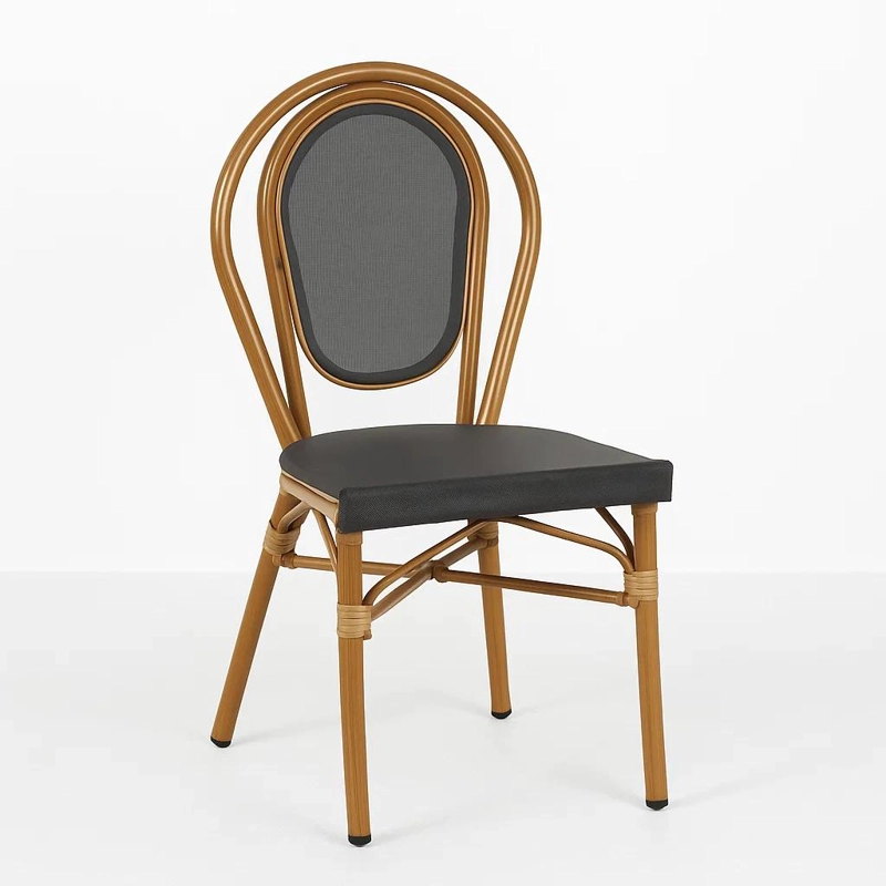 SILLA PROVENCE PARISINA RATTAN - GRIS OSCURO - 1