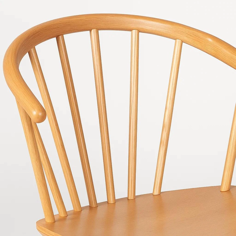 SILLA LYKKE DE MADERA - NATURAL - 6