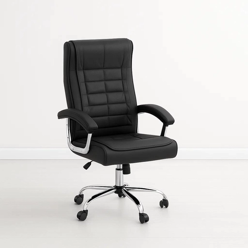 SILLA TOSCANA EJECUTIVA DE OFICINA  - NEGRO - 1