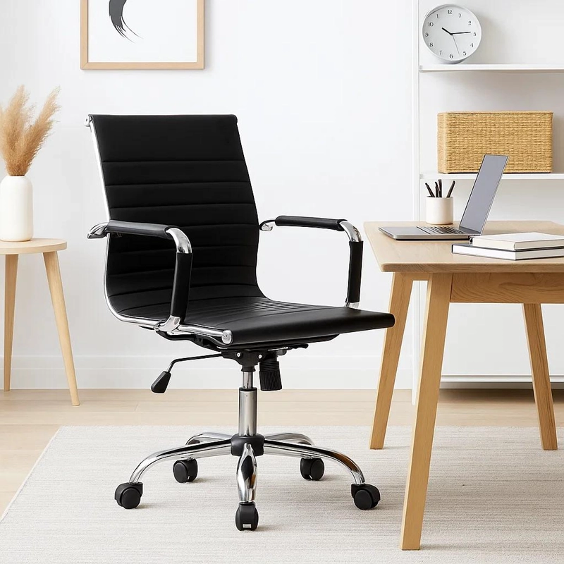 SILLA DE OFICINA EOLIA - NEGRO - 3