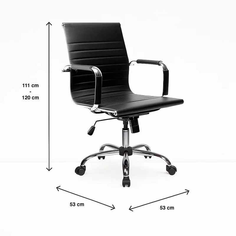 SILLA DE OFICINA EOLIA - NEGRO - 8