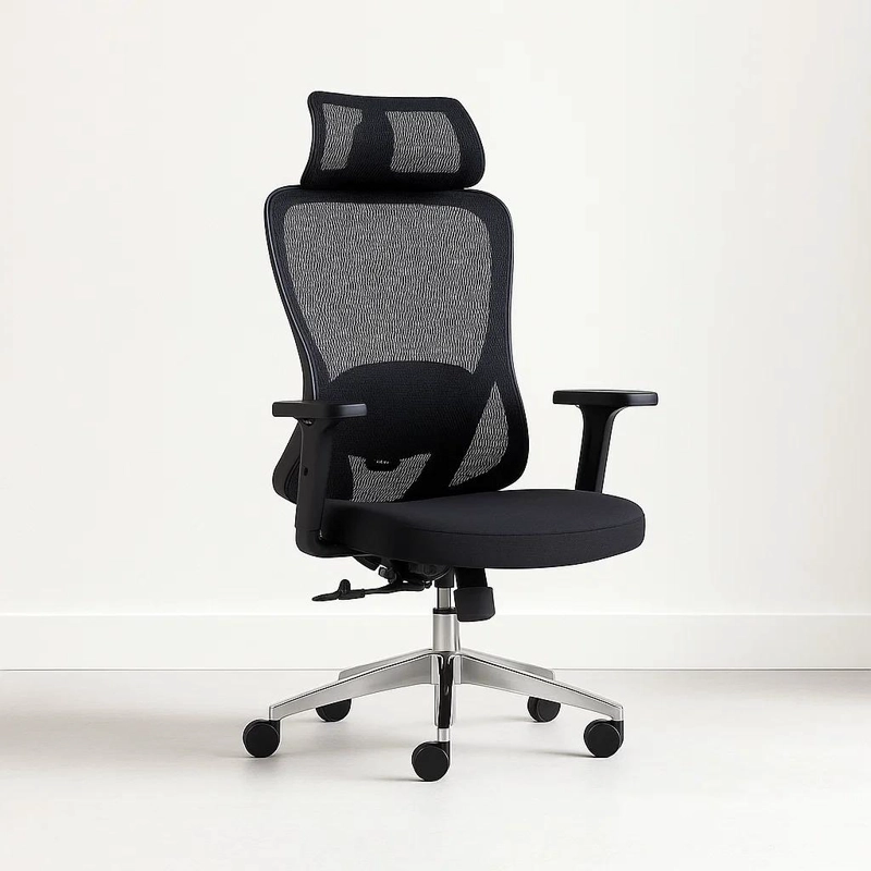 SILLA DE OFICINA FLEXOR - NEGRO - 1