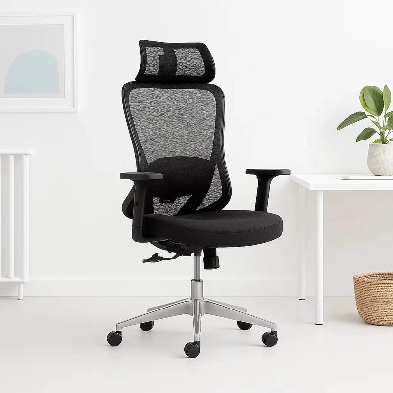 SILLA DE OFICINA FLEXOR - NEGRO - 2