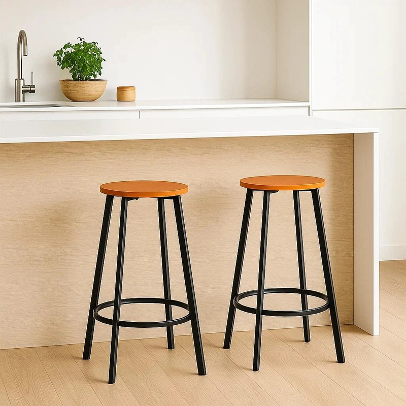 PACK DE 2 PISOS TABURETE DE BAR ELIPSE INDUSTRIAL - 3