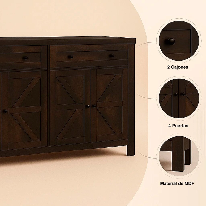 BUFFET DE COCINA RENK VINTAGE - 5