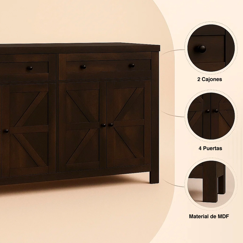 BUFFET DE COCINA RENK VINTAGE - 9