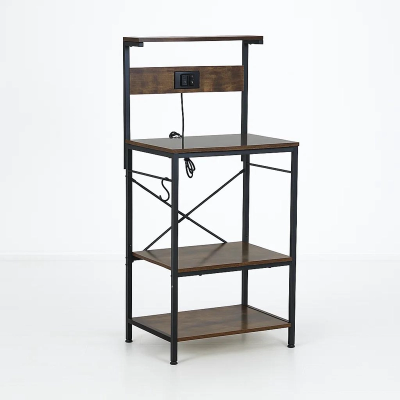 RACK ORGANIZADOR RUSTIK PRO CON ESTACION DE CARGA INTEGRADA (2 ENCHUFES + 2 USB) - 1