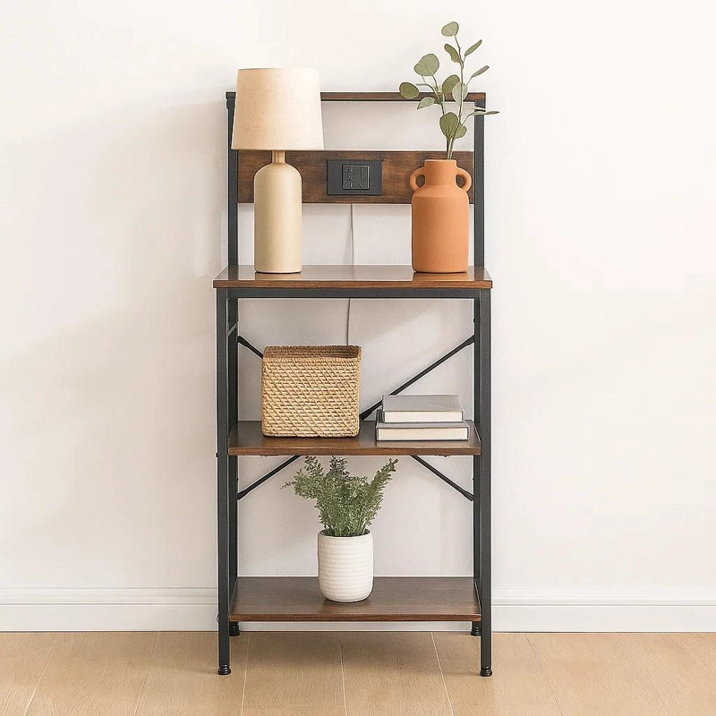 RACK ORGANIZADOR RUSTIK PRO CON ESTACION DE CARGA INTEGRADA (2 ENCHUFES + 2 USB) - 2