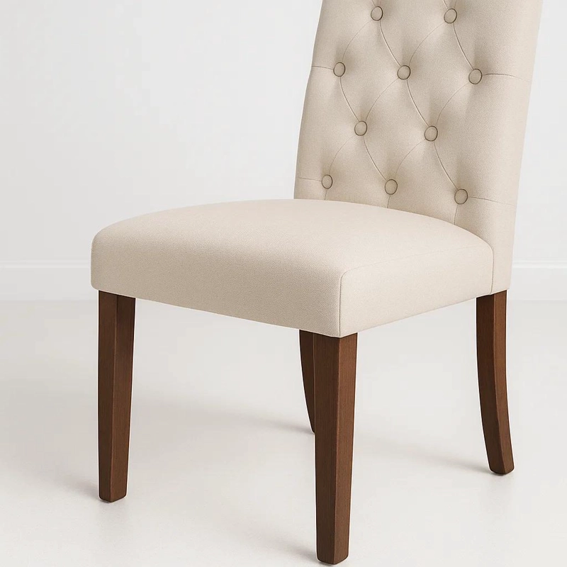 SILLA DE COMEDOR ACOLCHADA MADERA ELEGANCE - 6