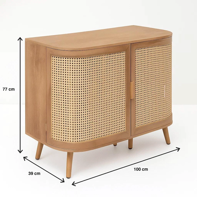 COMODA SIENA RATTAN - NATURAL - 4