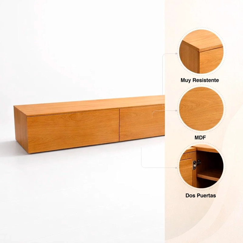 RACK DE TV TERRA 160 MADERA - 5