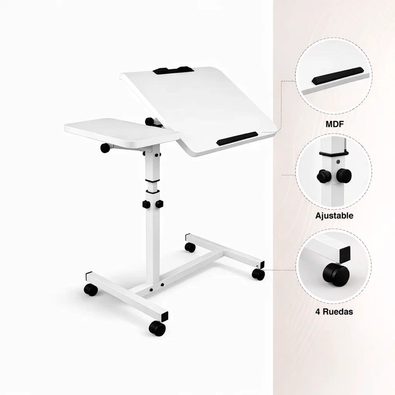 MESA ESCRITORIO AJUSTABLE JAVNA 80X40X75 - 5