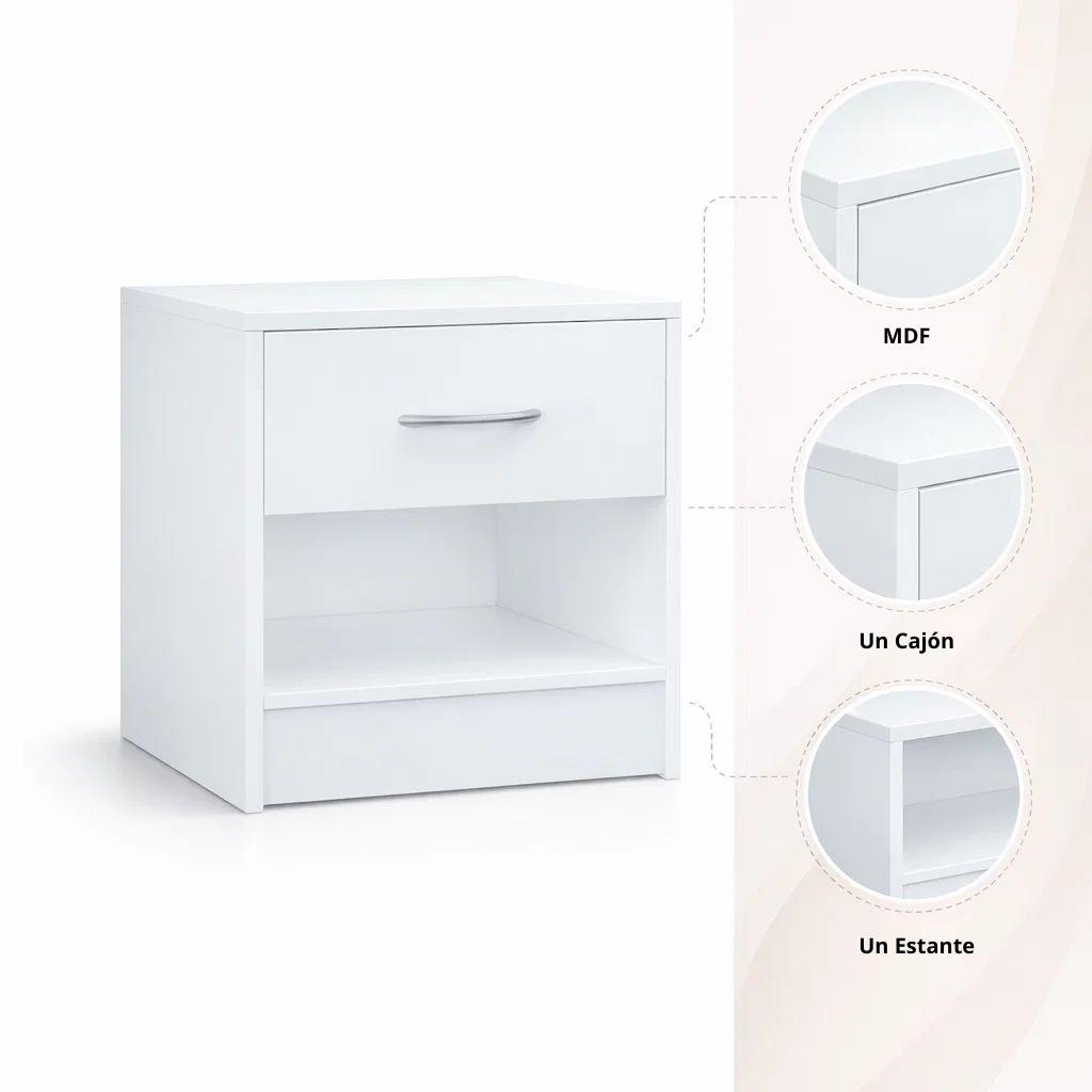 PACK DE 2 VELADORES KLAKU 39X28X41 - BLANCO - 5
