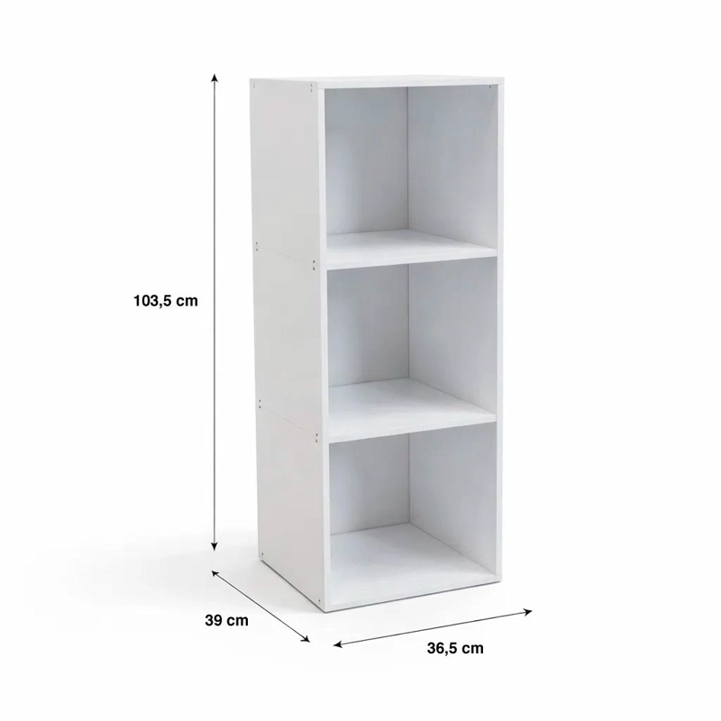 ESTANTE EIRY 3 COLOR BLANCO - 4
