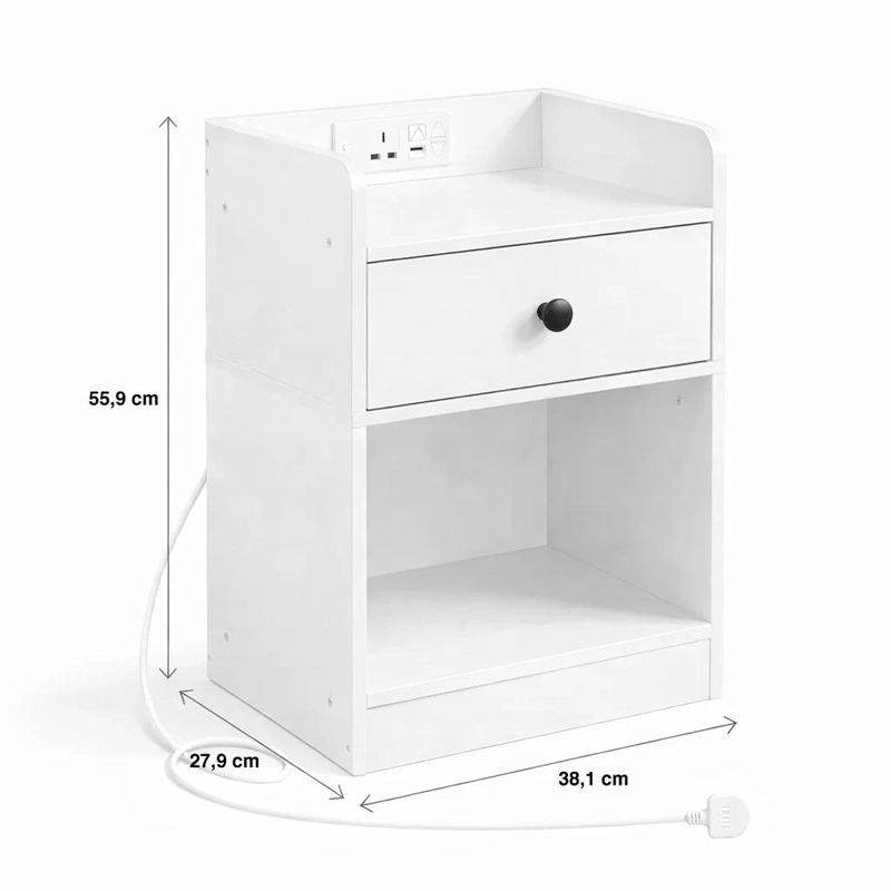 VELADOR LUMA MINI CON ENCHUFE INTEGRADO COMPACTO - BLANCO - 4