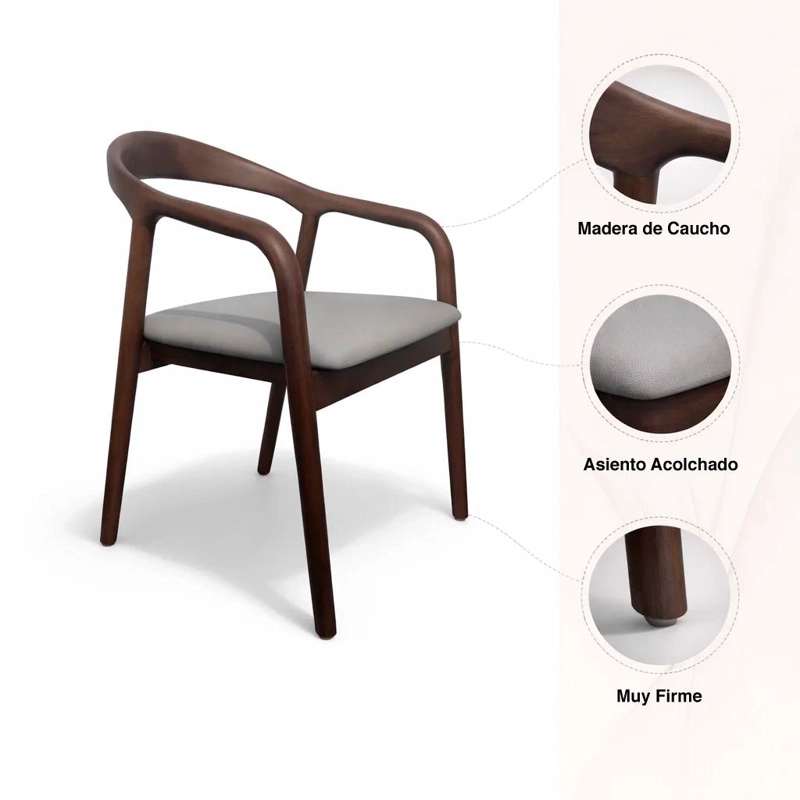 SILLA KIND MADERA - NATURAL - 5
