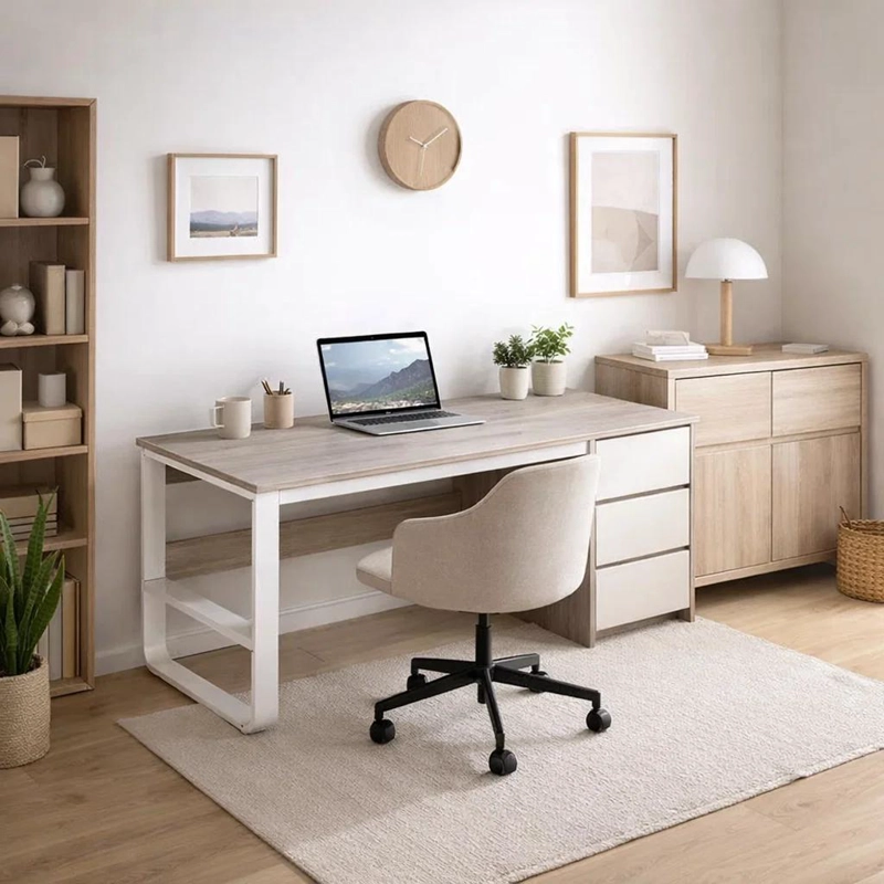 ESCRITORIO CON CAJONES ANDORRA GRAY - 3