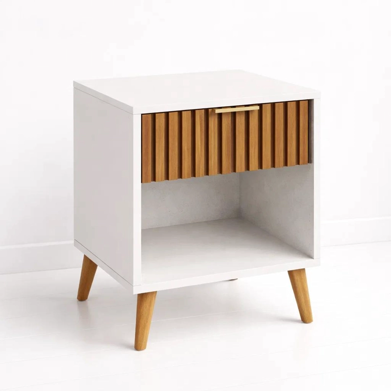 VELADOR TOULOUSE BLANCO / MADERA - 1