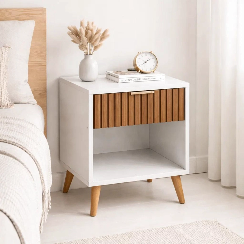 VELADOR TOULOUSE BLANCO / MADERA - 2