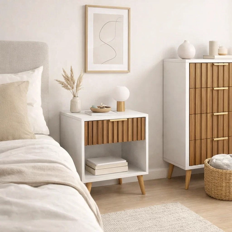 VELADOR TOULOUSE BLANCO / MADERA - 3