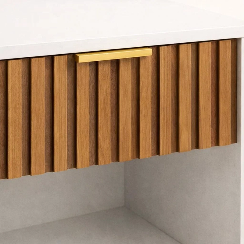 VELADOR TOULOUSE BLANCO / MADERA - 6