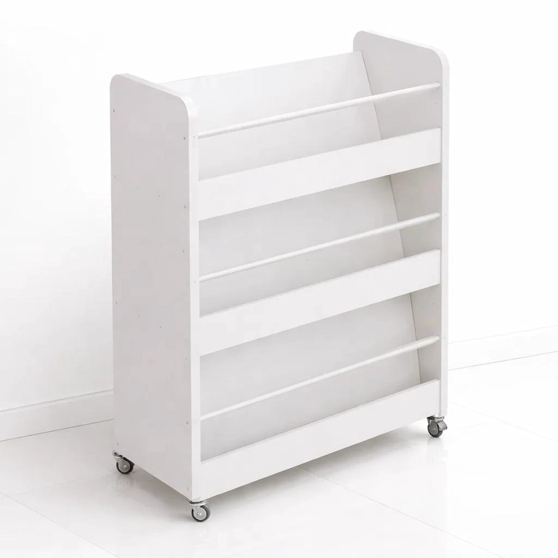 ESTANTERIA CON RUEDAS 3 NIVELES BLANCA - BLANCO - 1