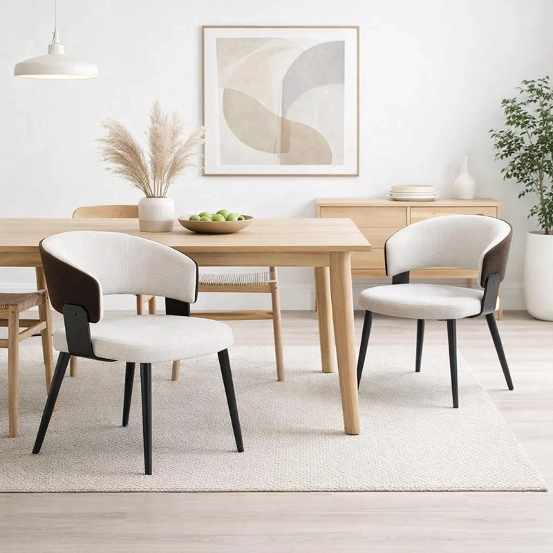 SILLA KLOPS VELVET - BLANCAS - 3