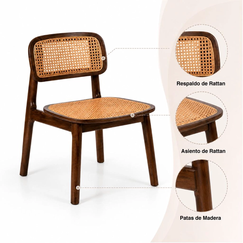 SILLA DE COMEDOR LIITOS 44X49X82 - 5