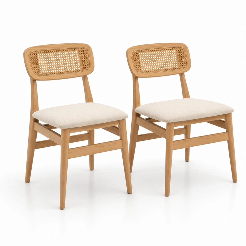 PACK DE 2 SILLAS DE COMEDOR LOKE 46X54X86 - 1