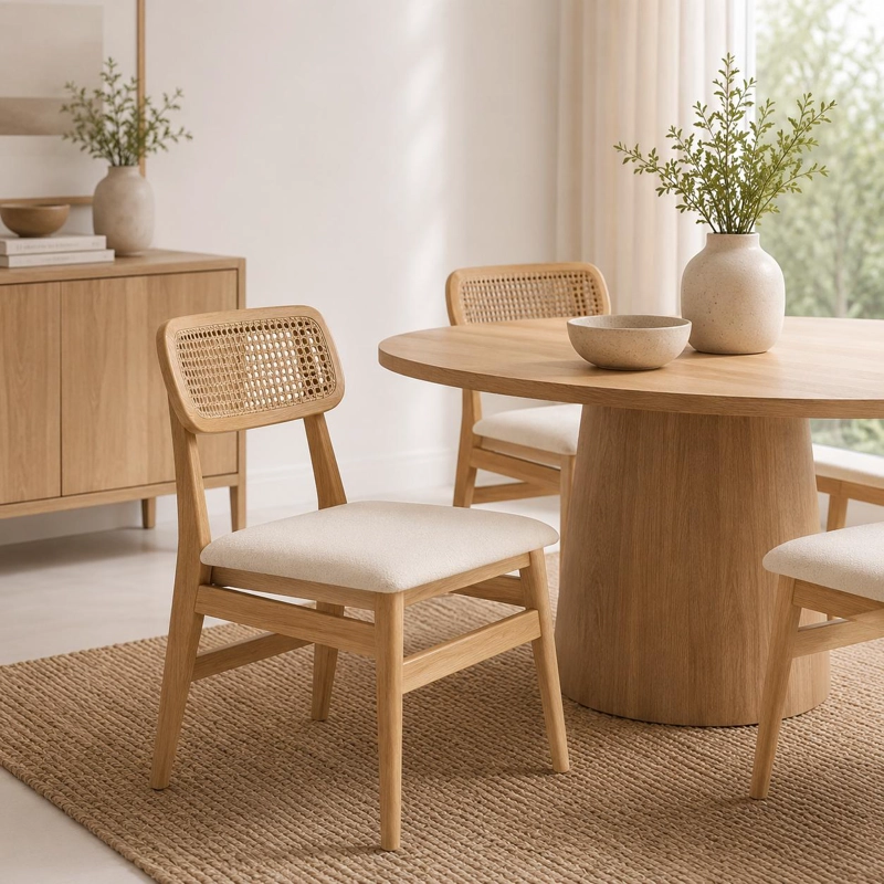 PACK DE 2 SILLAS DE COMEDOR LOKE 46X54X86 - 2