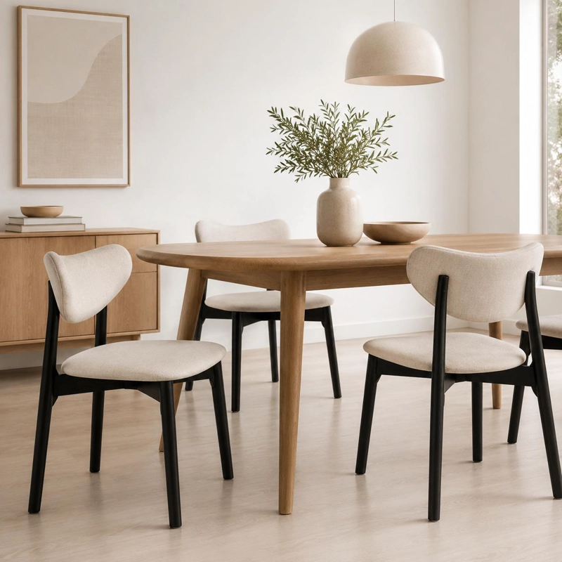 PACK DE 2 SILLAS DE COMEDOR TENG 49X61X80 - 2