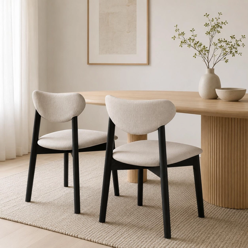 PACK DE 2 SILLAS DE COMEDOR TENG 49X61X80 - 3