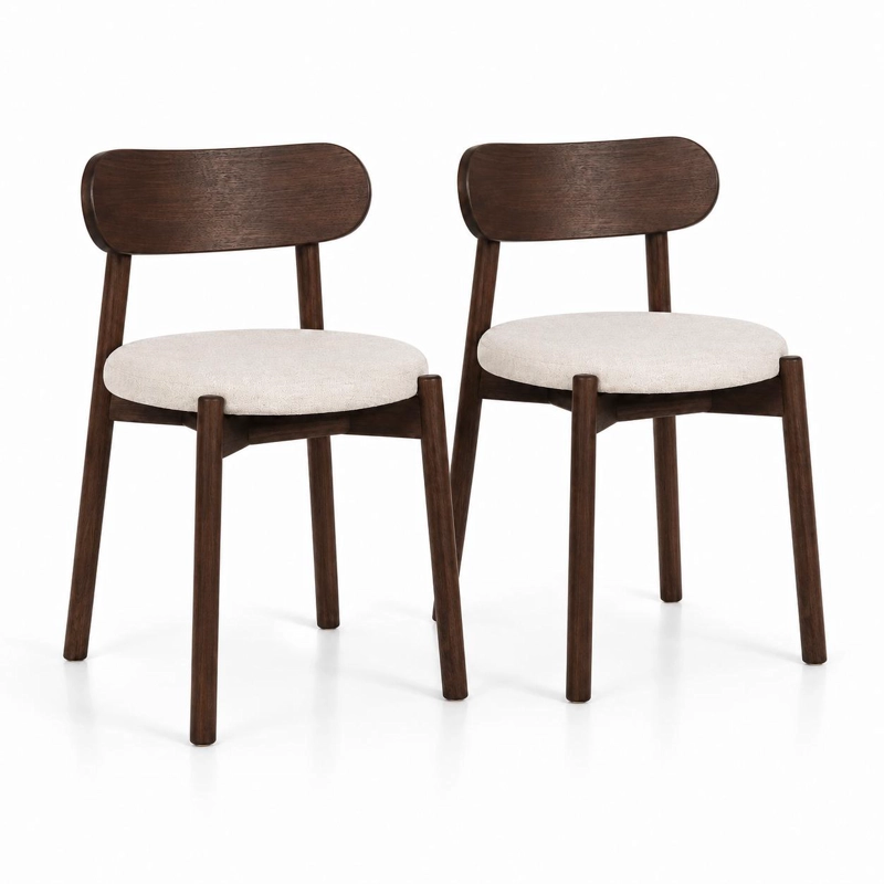 PACK DE 2 SILLAS DE COMEDOR BAUEN 44X45X77 - 1