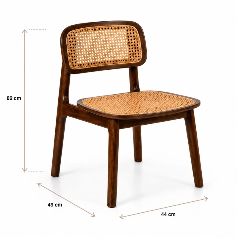 PACK DE 2 SILLAS DE COMEDOR LIITOS 44X49X82 - 4