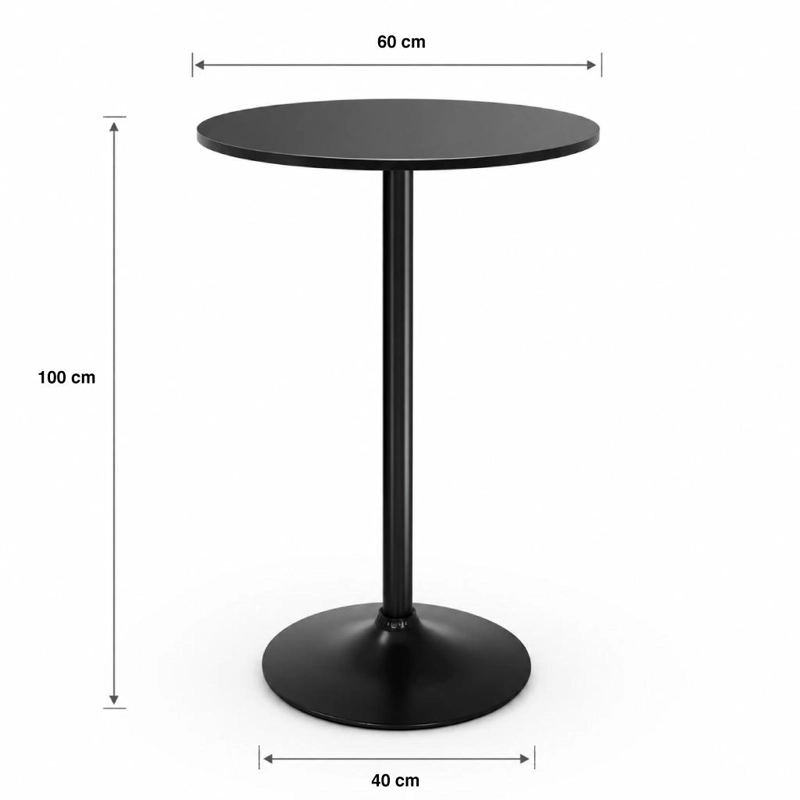 MESA ALTA PARA BAR GUJI 60X60X100 - 4