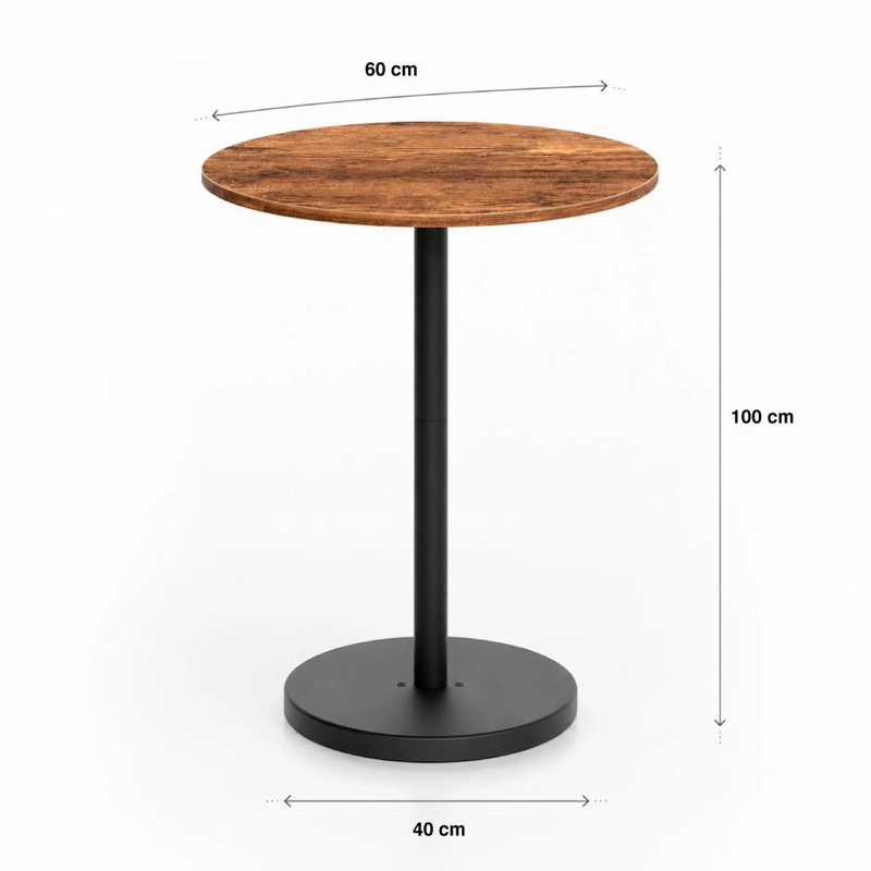 MESA ALTA PARA BAR BOFYA 60X60X100 - 4