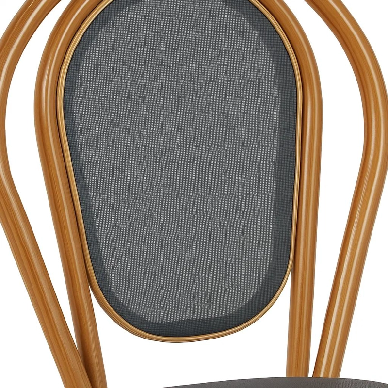 PACK DE 4 SILLAS PROVENCE PARISINA RATTAN - GRIS OSCURO - 6