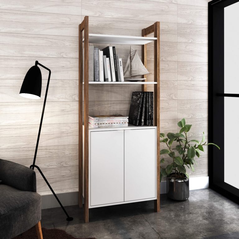 ESTANTE TECNOMOBILI BLANCO - 2