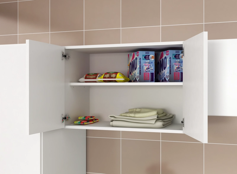 MUEBLE COCINA TECNOMOBILI AM3104 BLANCO REPISA PARED - 2