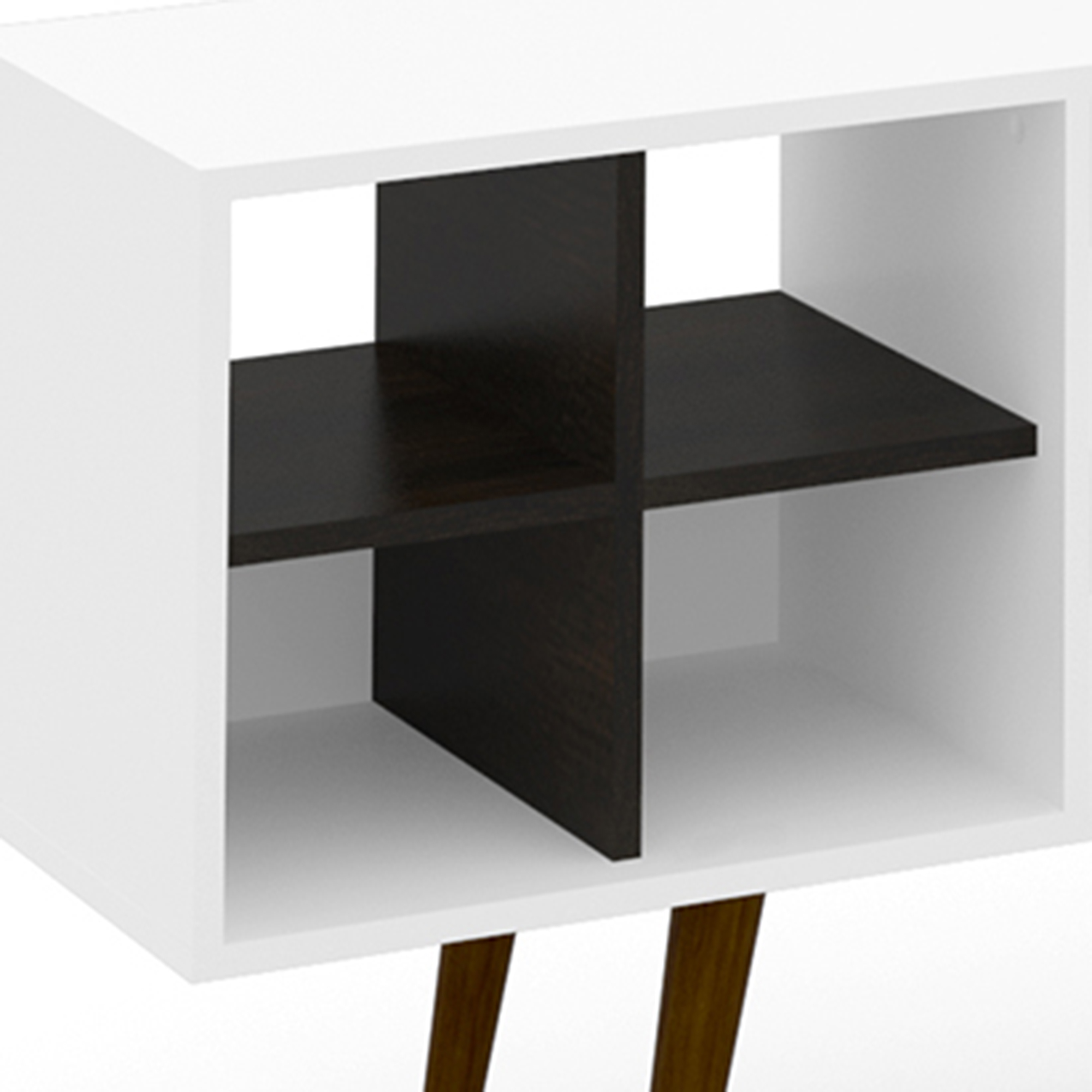 RACK TV TECNOMOBILI R1462 BLANCO CAFE - 3