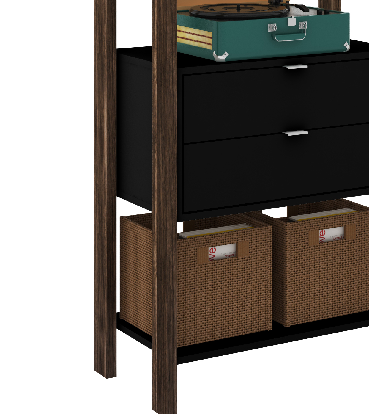 GABINETE EN COLOR NEGRO - 2